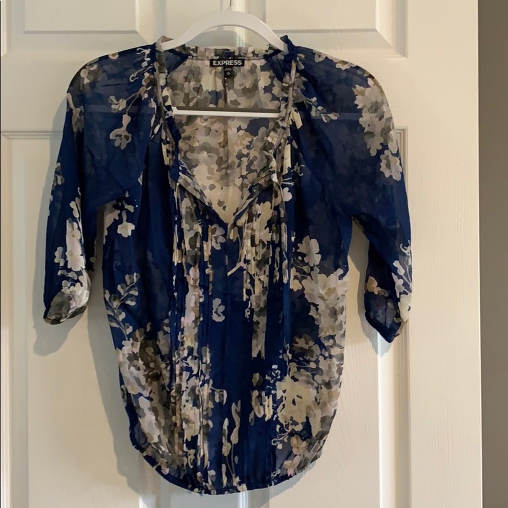 Express floral blouse
